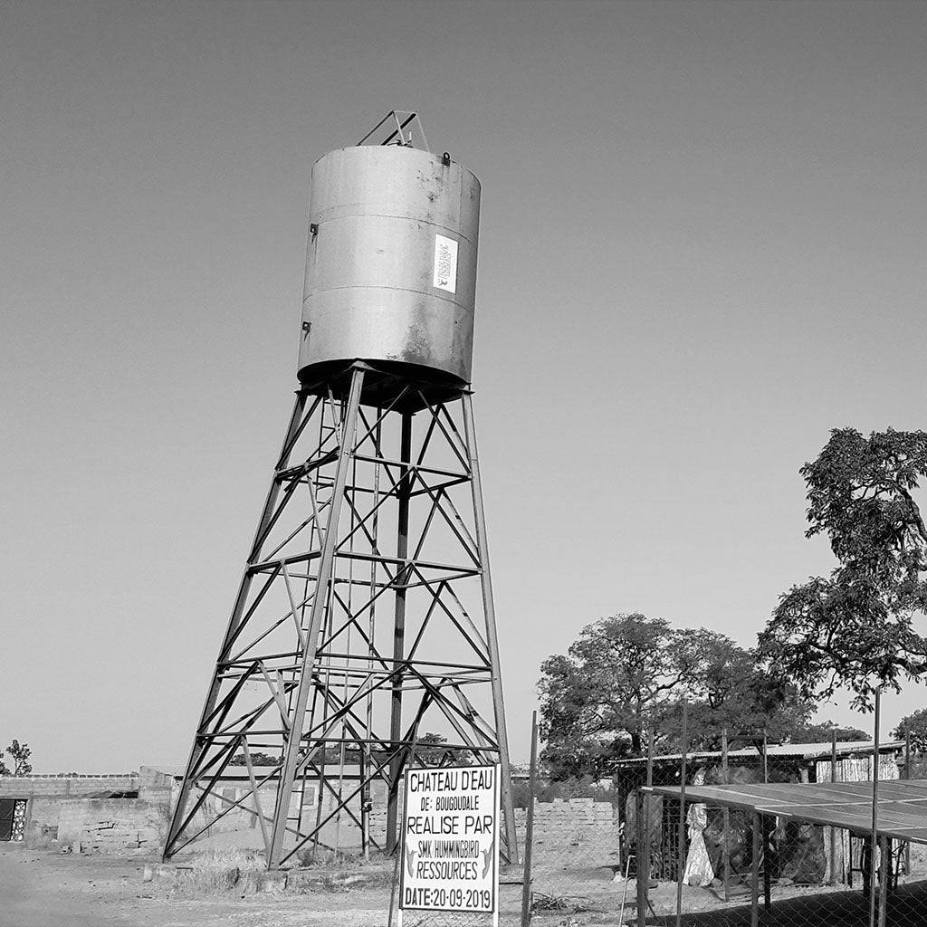 Water infrastructure outside Yanfolia gold mine