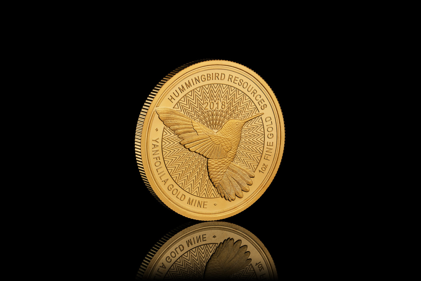 1oz SMO Gold Hummingbird Coin – Hummingbird / Musa I of Mali