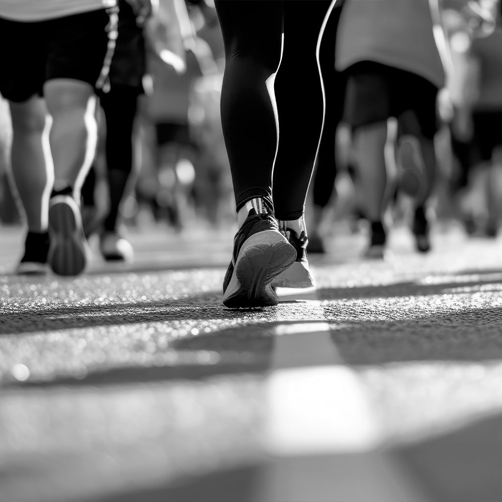 People walking on road