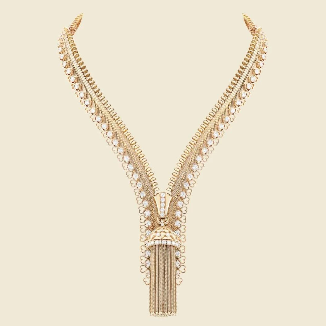 Gold life van cleef necklace